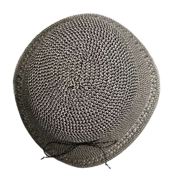 Stylish Black and Gray Women's Sun Hat - Picture 5 of 8